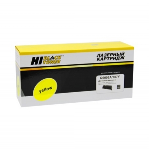 Картридж HP CLJ Q6002A, Hi-Black, желтый
