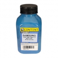 Тонер Samsung CLP-300, 45 гр., Content, синий