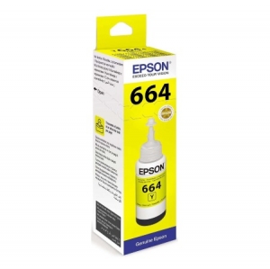 Чернила Epson T66444A , оригинал, 70 мл., желтые