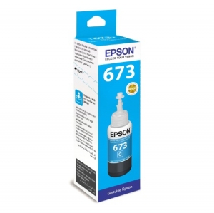 Чернила Epson T6732A, оригинал, 70 мл., синие